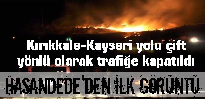 Kırıkkale-Kayseri Yolu trafiğe kapalı