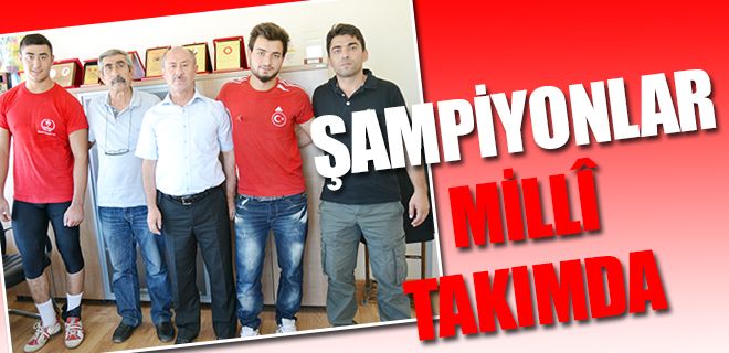 Şampiyonlar milli takımda
