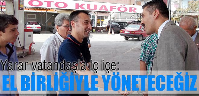 El birliğiyle yöneteceğiz
