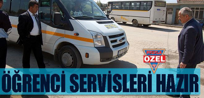 Öğrenci servisleri hazır