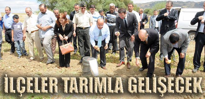 İlçeler tarım ve hayvancılıkla gelişecek