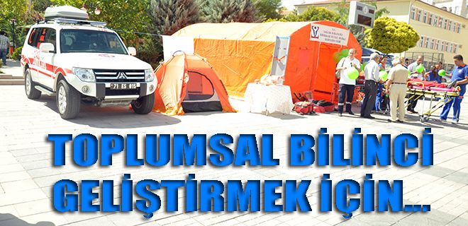 Amaç toplumsal bilinci yaygınlaştırmak