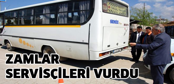 Zamlar servisçileri vurdu