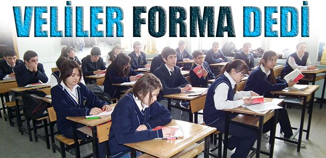 Veliler forma dedi