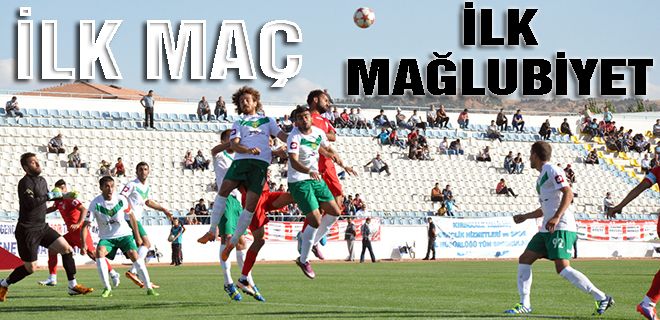 İlk maç, ilk mağlubiyet
