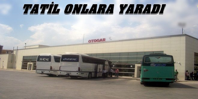 Tatil otobüs firmalarına yaradı