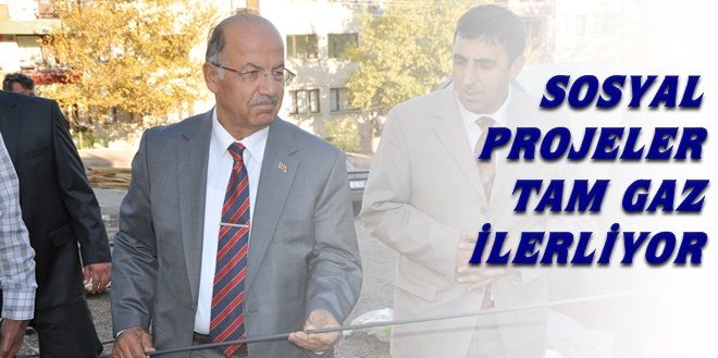 Sosyal projeler tam gaz ilerliyor