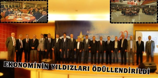 Ekonominin yıldızları ödüllendirildi