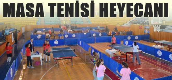 MASA TENİSİ CUMHURİYET KUPASI TURNUVASI SONA ERDİ
