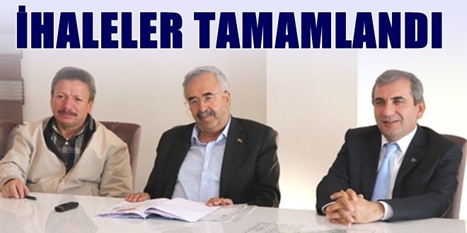 İhaleler tamam