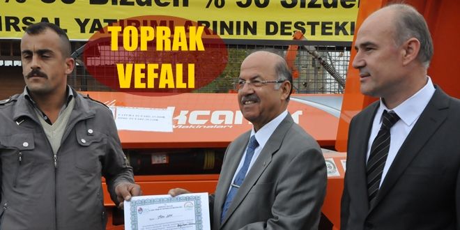Toprak vefalı bir dosttur   