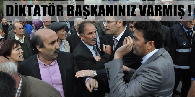 Diktatör başkanınız varmış !