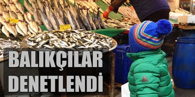 Balıkçılar denetlendi
