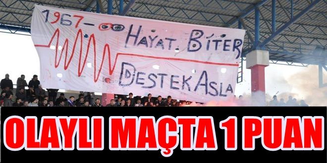 Sahada olaylar çıktı