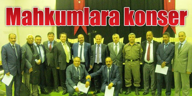 Mahkumlar doyasıya eğlendi 