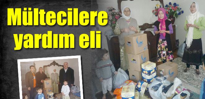 Mültecilere yardım eli 
