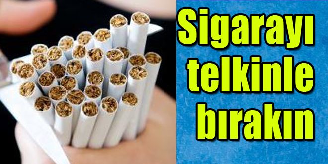 Telkinle sigarayı bırakabilirsiniz