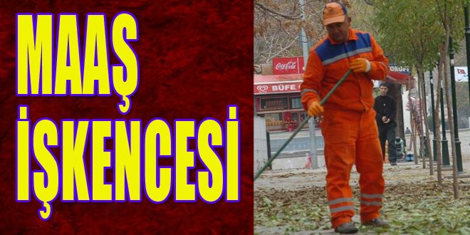 Belediye yine maaş ödemedi