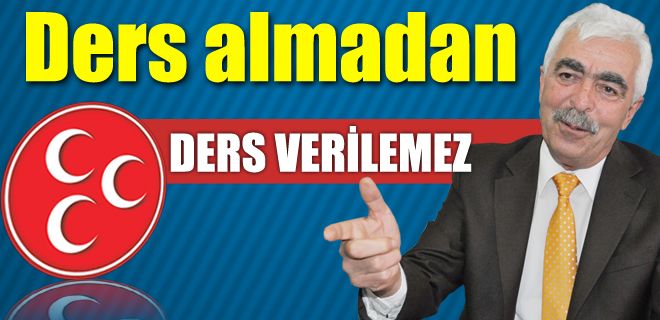 Ders almadan ders verilemez
