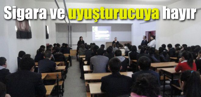 Sigaraya ve uyuşturucuya hayır 