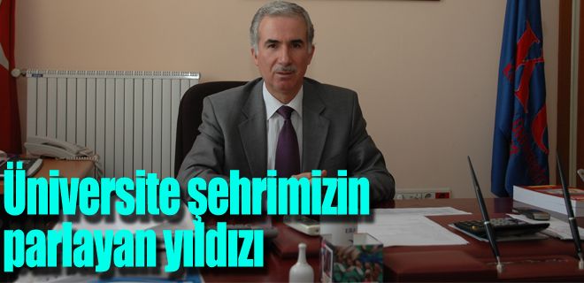Üniversite şehrimizin parlayan yıldızı 
