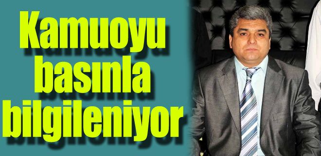 Kamuoyunu bilgilendiriyorsunuz 