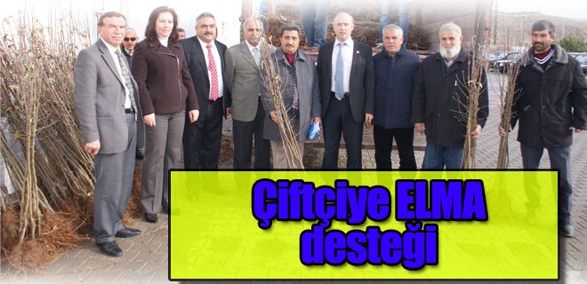 İki bin elma fidanı dağıtıldı