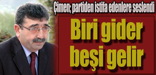 Biri gider beşi gelir