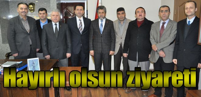 Emniyet müdürüne hayırlı olsun ziyaretti 