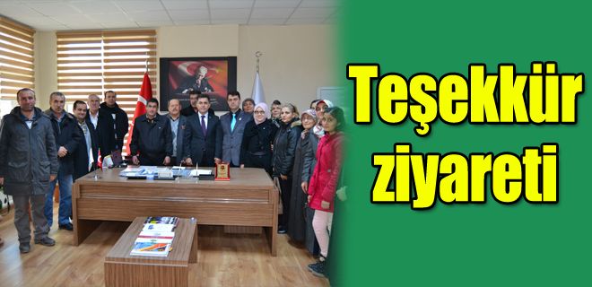 Teşekkür ziyareti