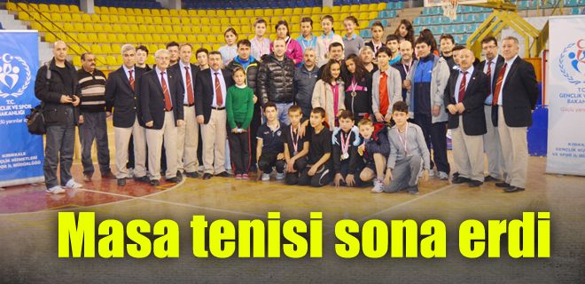 Masa Tenisi Ferdi il birinciliği sona erdi