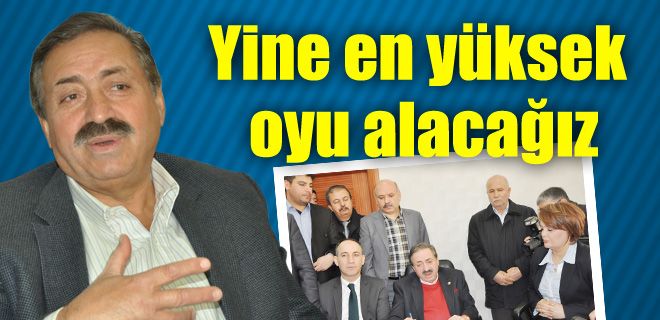 Yine en yüksek oyu alacağız 