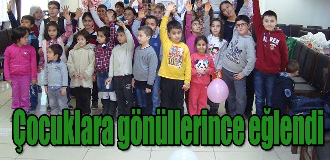 İşçi, çocukları kaynaşma eğlencesi düzenledi 