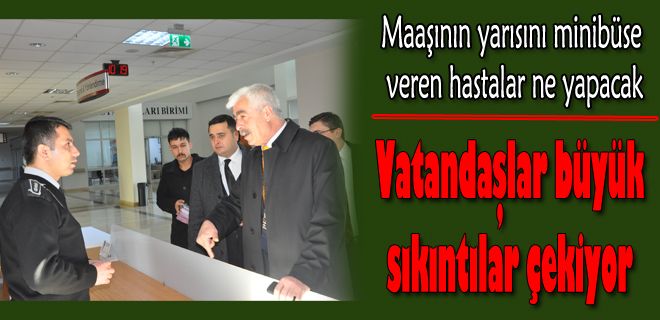 Vatandaşlar büyük sıkıntılar çekiyor 