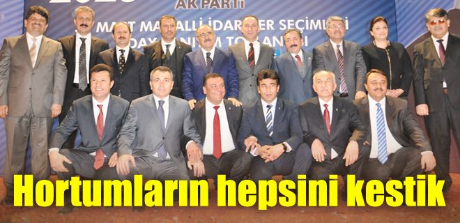 Hortumların hepsini kestik 