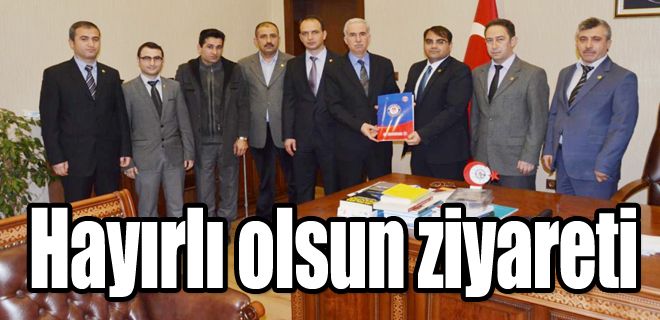 Rektöre Hayırlı olsun ziyareti