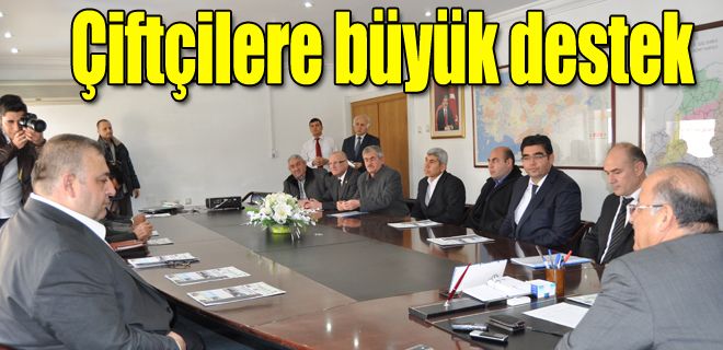 Çiftçilere 13 Milyon 370 Bin TL destek 