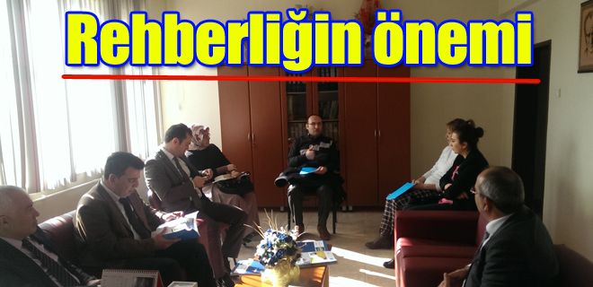 Rehberlik sisteminin önemi anlatıldı 