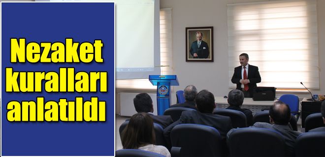 Nezaket kuralları semineri