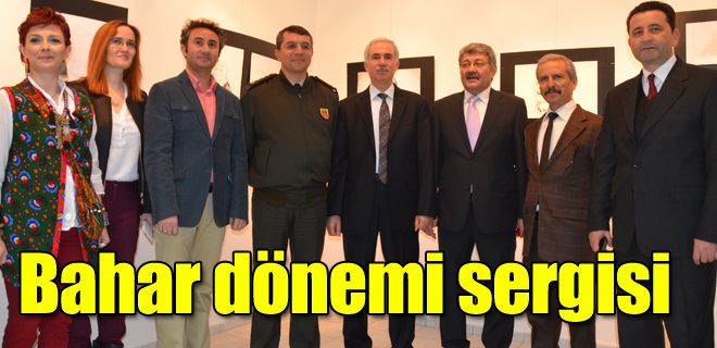 Bahar dönemi sergisi  açıldı 