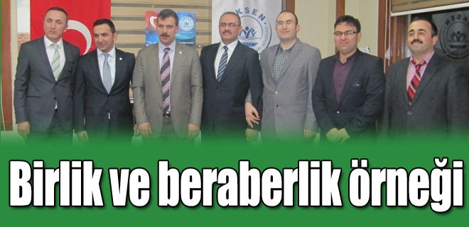 Birlik ve beraberlik örneği vereceğiz 