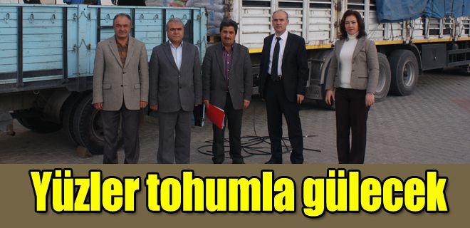 Çiftçinin yüzü tohumla gülecek 