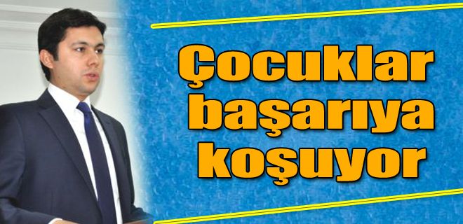 Çocuklar başarıya koşuyor 