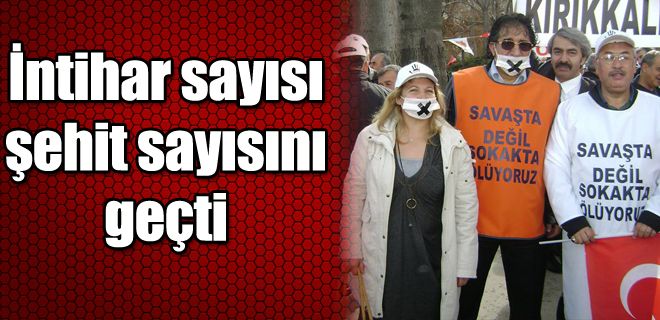 İntihar sayısı şehit sayısını geçti 
