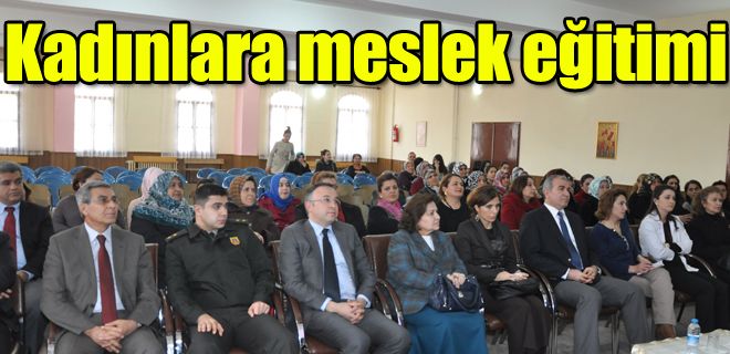Kadınlara meslek eğitimi 