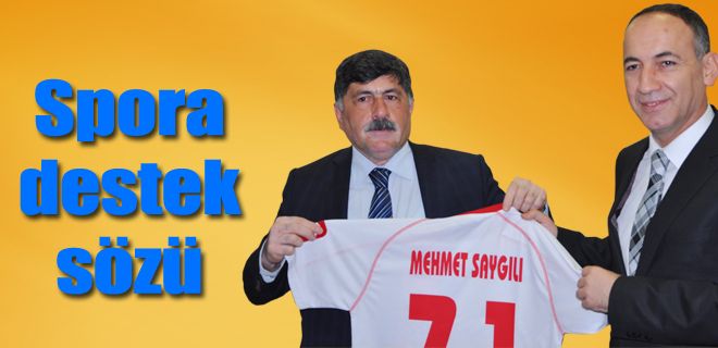 Spora ve sporcuya destek vereceğiz