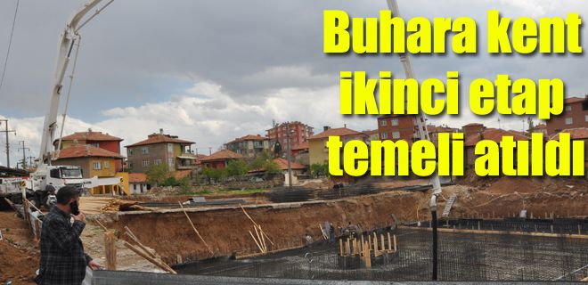 Buhara kent ikinci etabın temeli atıldı