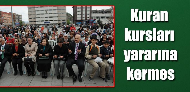 Kuran kursları yararına kermes 