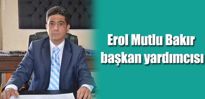 Erol Mutlu Bakır başkan yardımcısı 