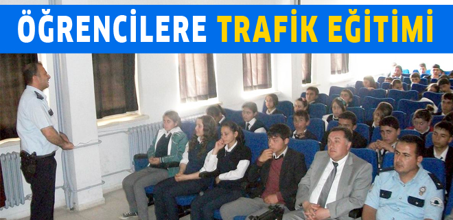 Öğrencilere Trafik Eğitimi 